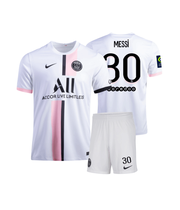 Kit Niño PSG Suplente 2021/22 - Messi #30