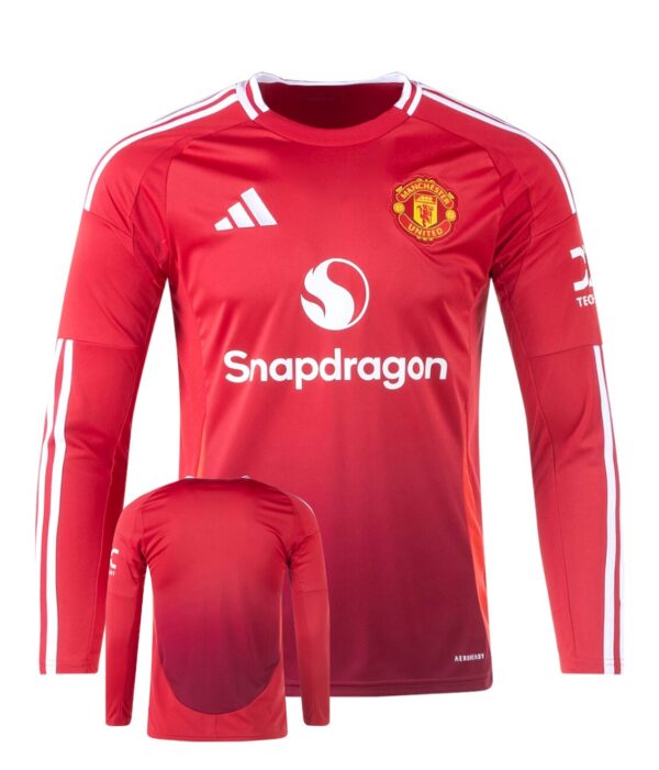 Manchester United Titular 2024/25 Mangas Largas