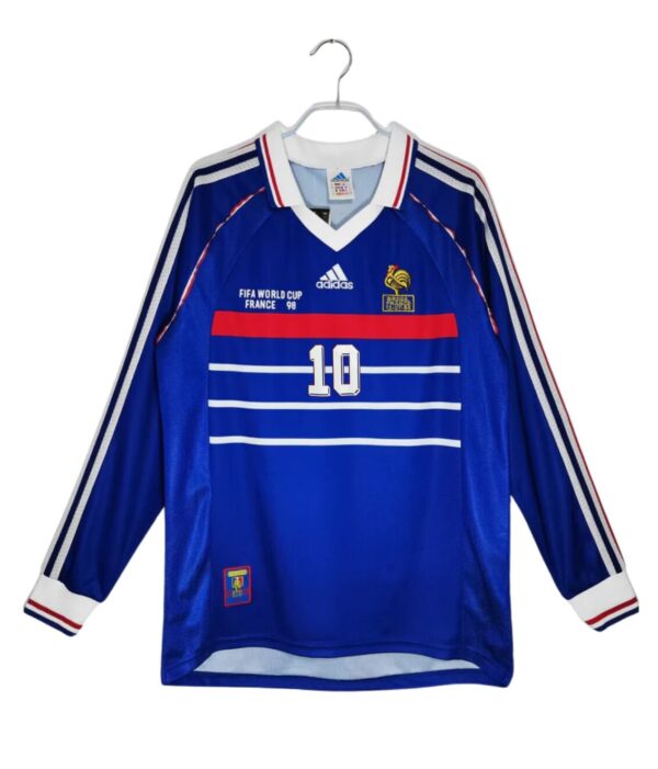 Francia Titular 1998 Mangas Largas – Zidane #10