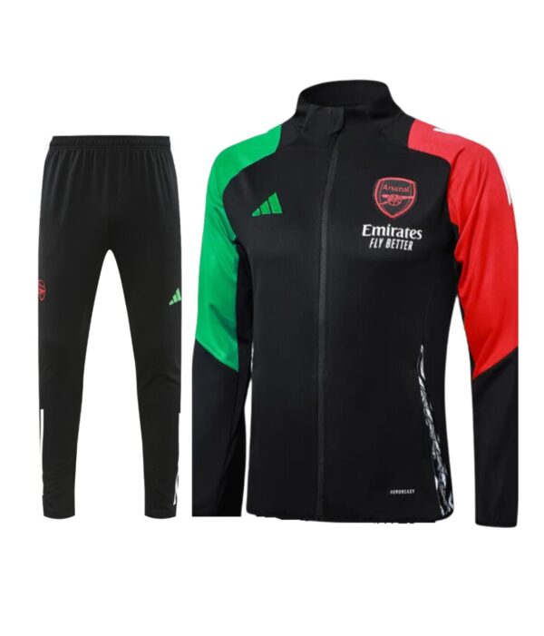 Conjunto Arsenal 24/25 Campera Negra
