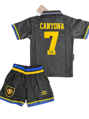 Kit Niño RETRO Manchester United 1993/95 Suplente - Cantona #7