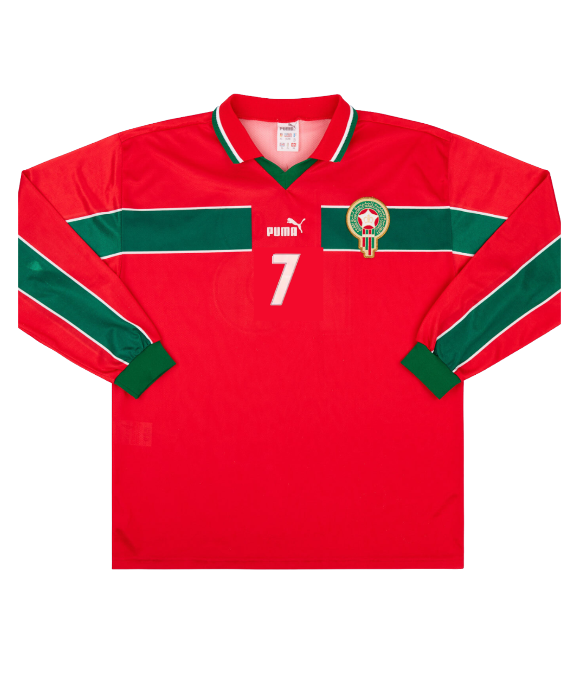Marruecos Titular Mangas Largas 1998 - Hadji #7