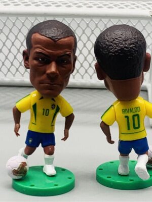 Muñeco Cabezon 10cm Rivaldo Brasil 2002