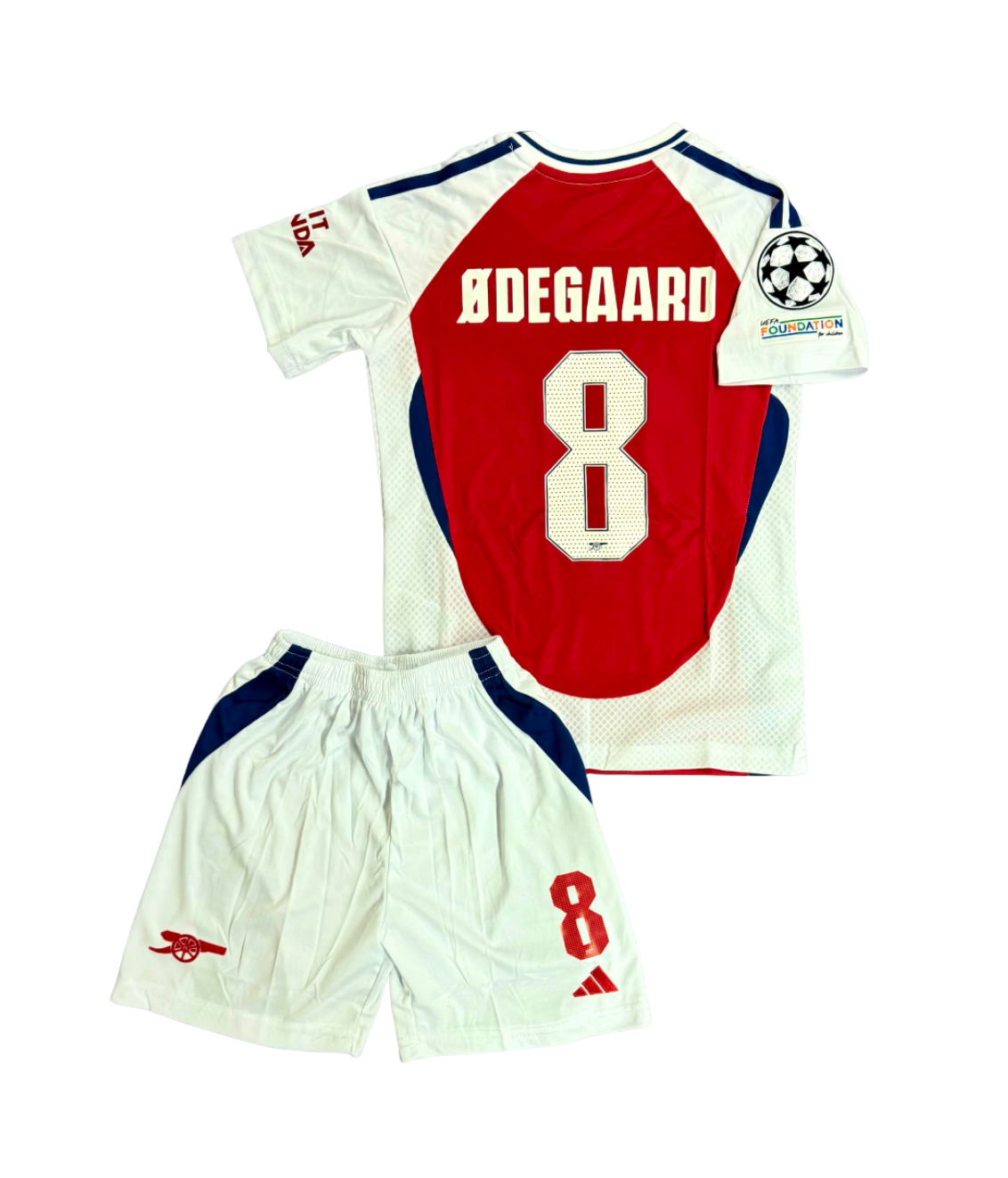Kit Niño Arsenal Titular 2024/25 - Odegaard #8