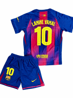 Kit Niño FC Barcelona Titular 2025/26 - Lamine Yamal #10