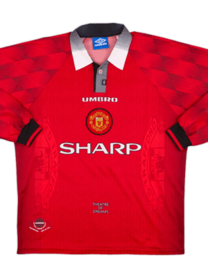 Manchester United Titular 1996/98 Mangas Largas - Cantona #7