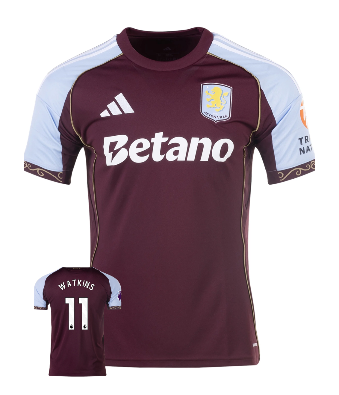Watkins #11 – Aston Villa Titular 2025/26 – Camisetas de Fútbol