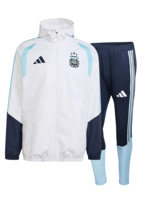 Conjunto Argentina Rompeviento Blanco 2026/27